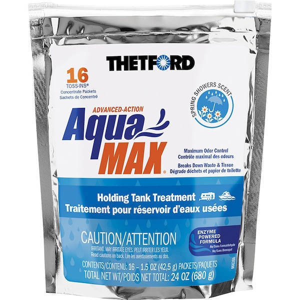 Thetford AquaMax Holding Tank Treatment - 16 Toss-Ins - Spring Shower Scent 96631 - main